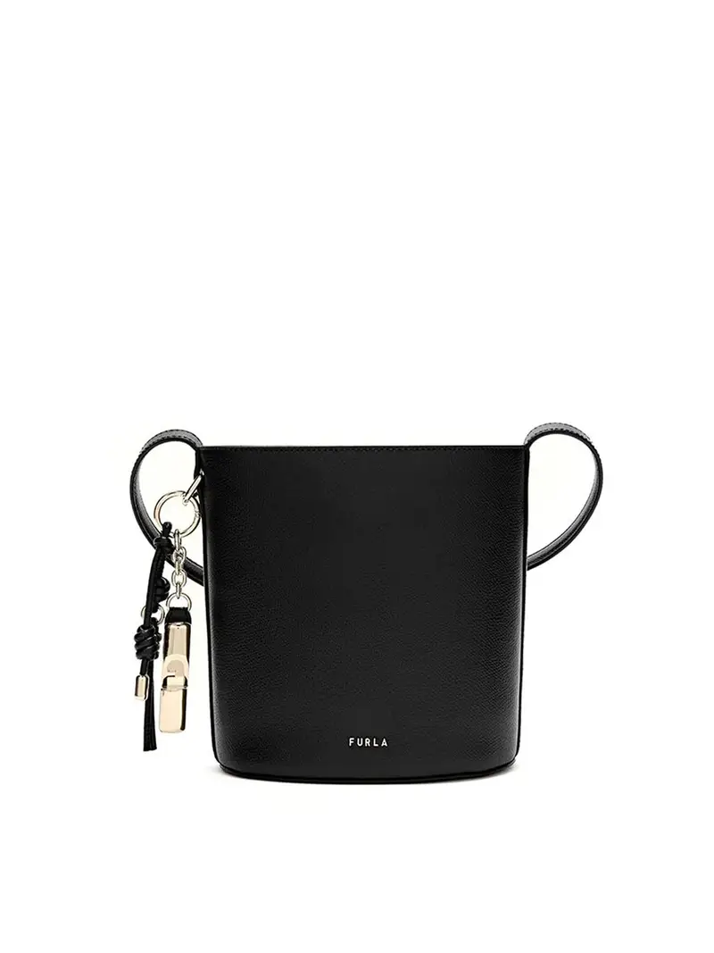 Secchiello Roxie Mini I Pelle Colore Nero