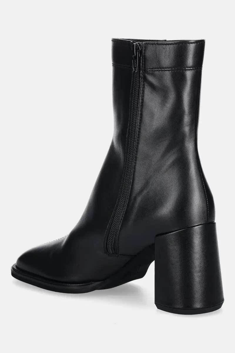 stivaletti alla caviglia in pelle Diamante donna colore nero YK05FUD X30000 O6000 miniatura 3