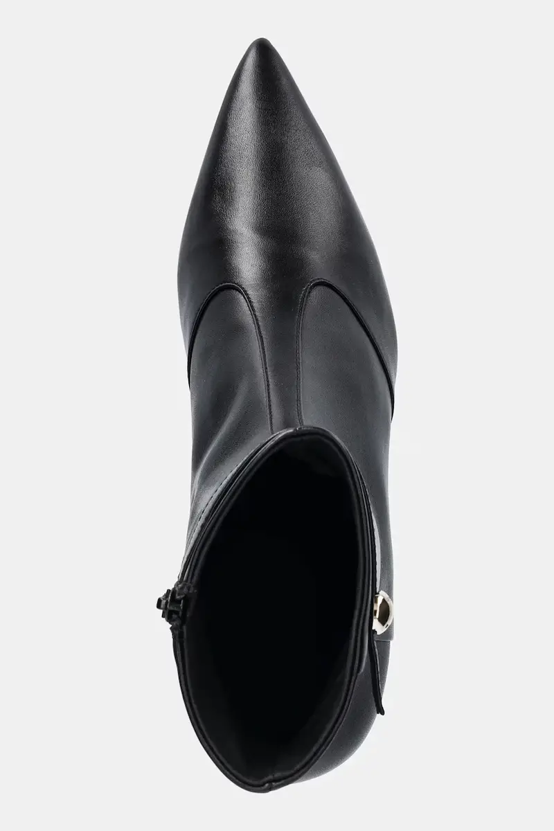 stivaletti alla caviglia in pelle Sfera Ankle Boot donna colore nero YJ64SFE X30000 O6000 miniatura 4