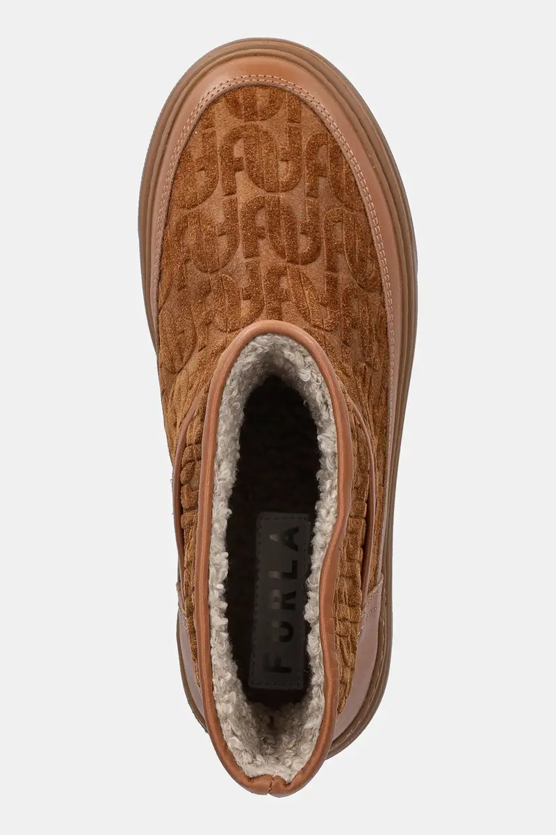 stivali da neve in camoscio Nuage Snow Boot colore marrone YK29NUA BX4215 RY000 miniatura 4