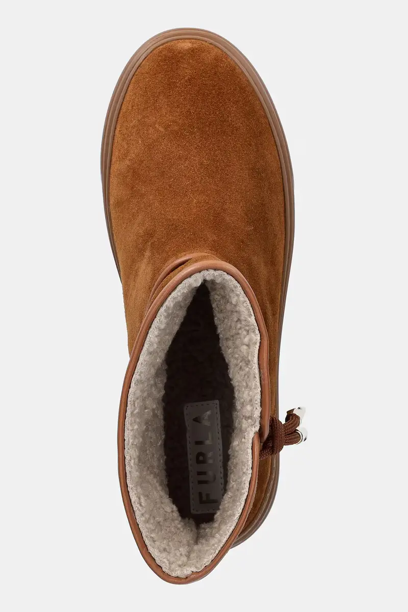 stivali da neve in camoscio Nuage Snow Boot colore marrone YK30NUA BX4212 RY000 miniatura 4