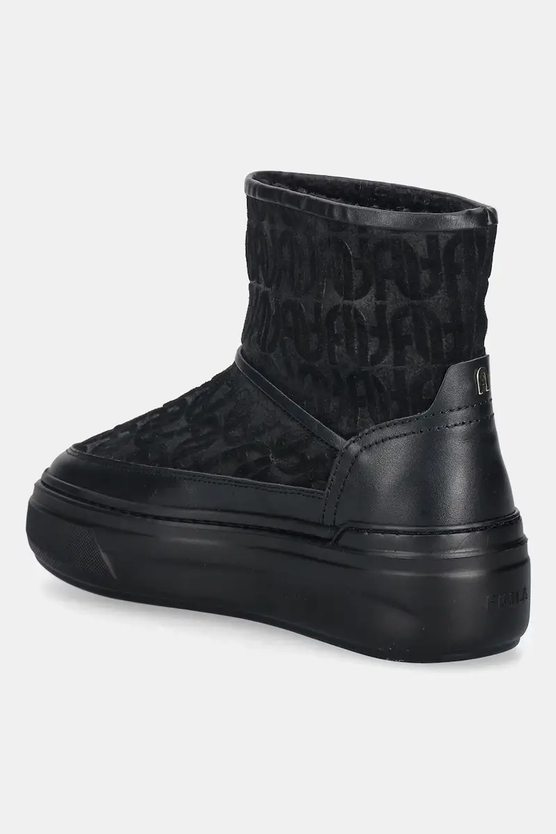 stivali da neve in camoscio Nuage Snow Boot colore nero YK29NUA BX4215 O6000 miniatura 3