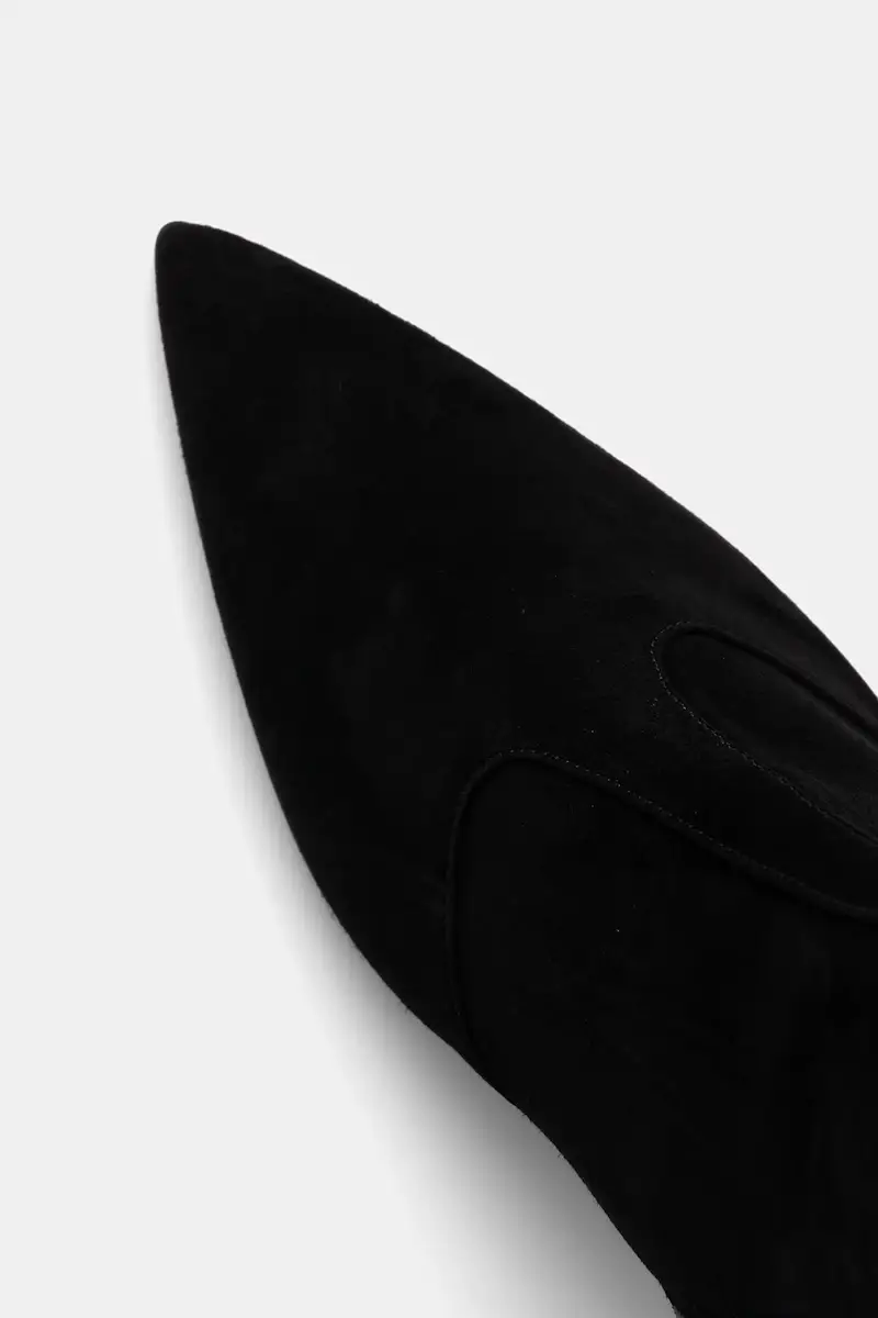 Furla Stivali in pelle scamosciata nero miniatura 4