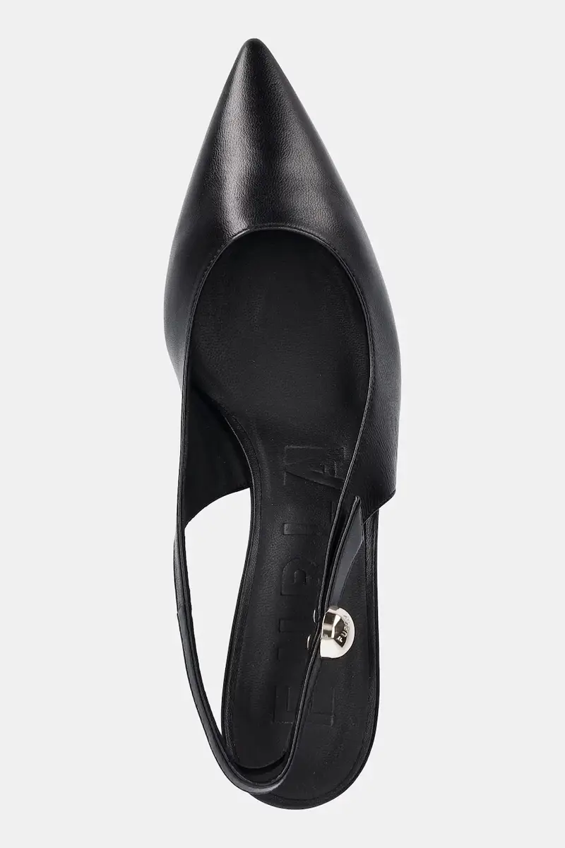 tacchi in pelle Sfera Slingback colore nero YJ07SFE X30000 O6000 miniatura 4
