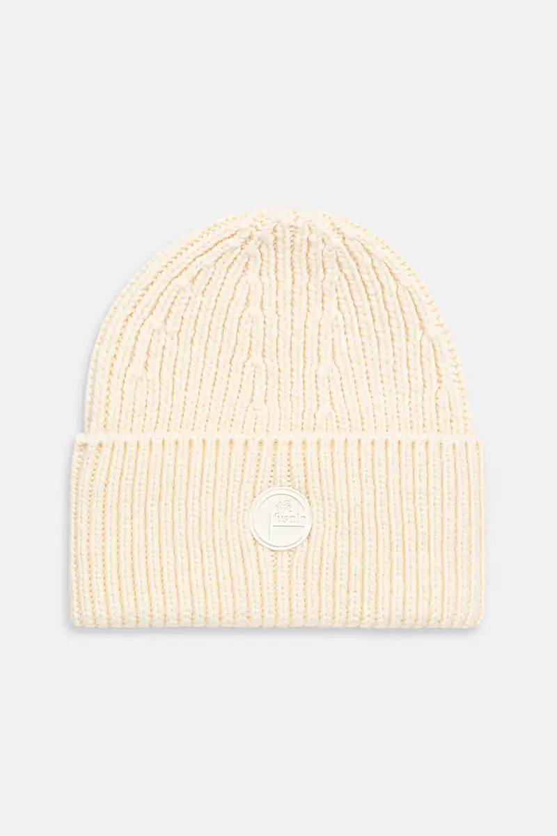 berretto in lana colore beige G3704