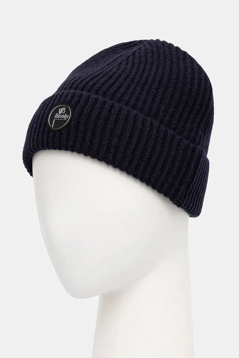 berretto in lana Nyx colore blu navy E3703 miniatura 2