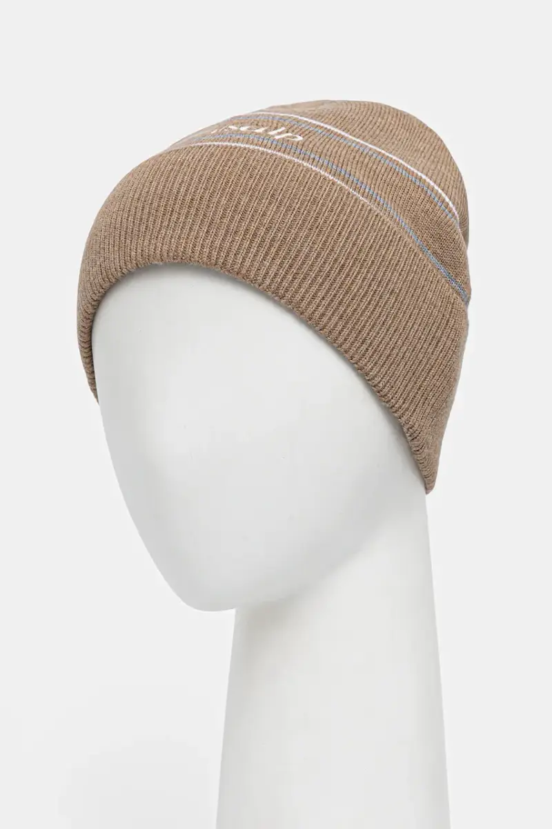 cappello con lana Retro Marrone miniatura 2