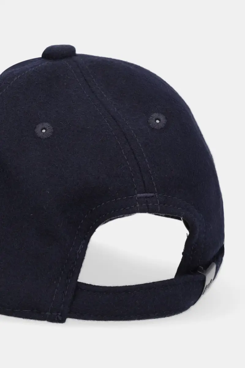 cappello da baseball con lana colore blu navy A3706 miniatura 3