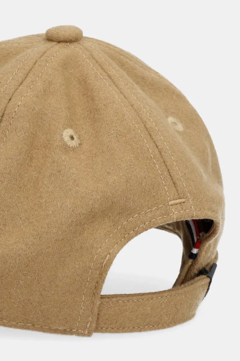 cappello da baseball con lana colore marrone A3706 miniatura 3
