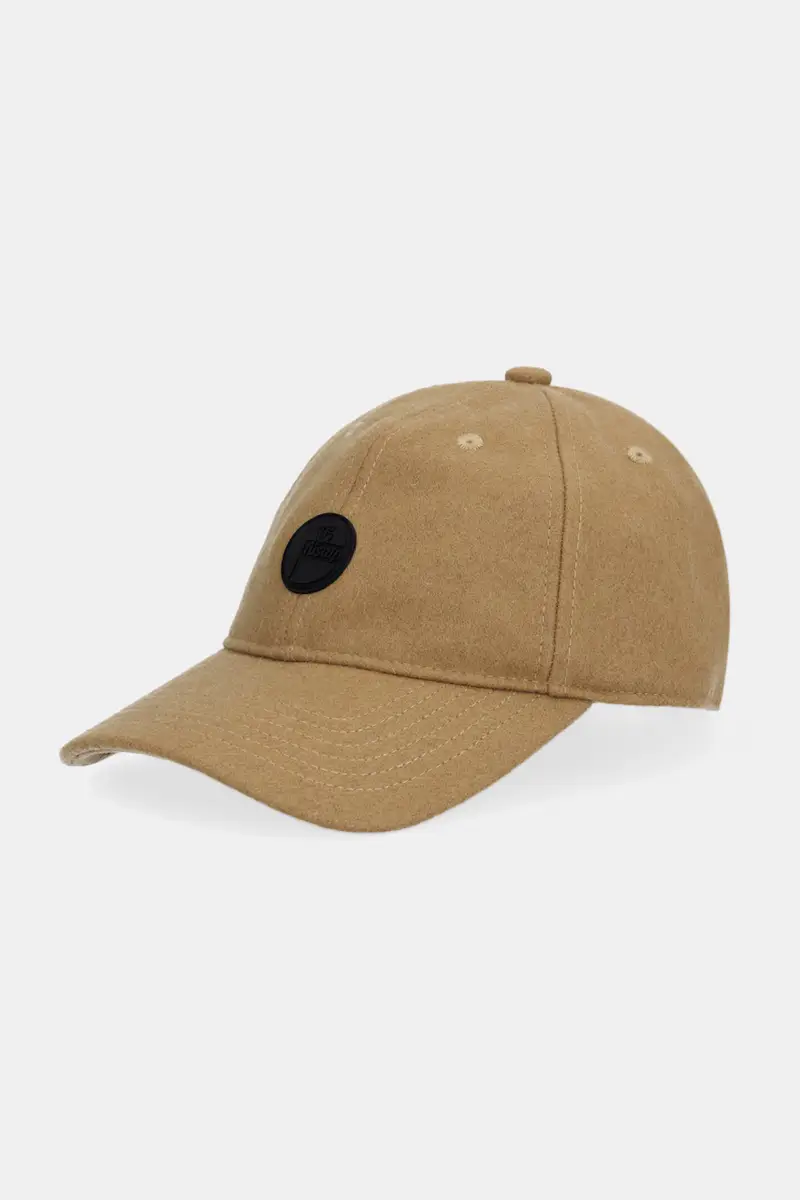 cappello da baseball con lana colore marrone A3706