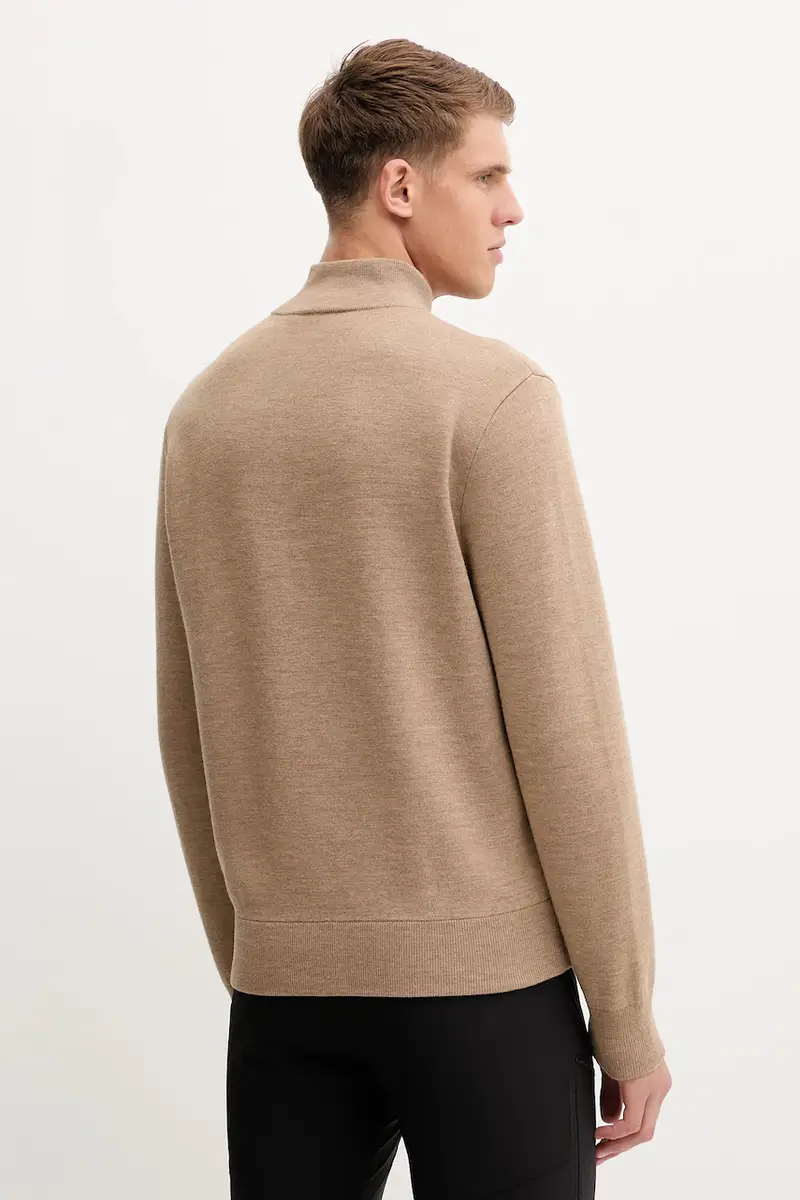 cardigan con lana Mayeul colore beige G2110 miniatura 3