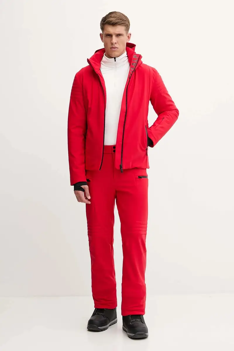 felpa da sport Mario III B uomo colore beige con applicazione E2132 miniatura 2