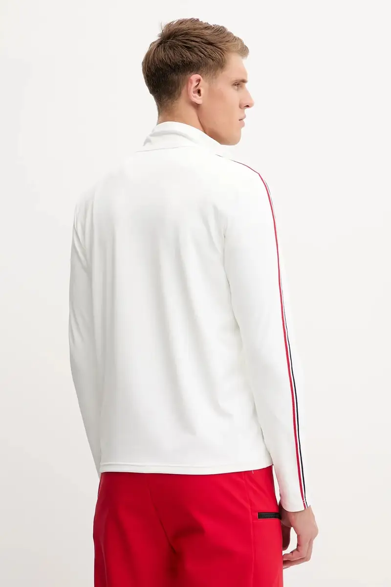 felpa da sport Mario III B uomo colore beige con applicazione E2132 miniatura 3