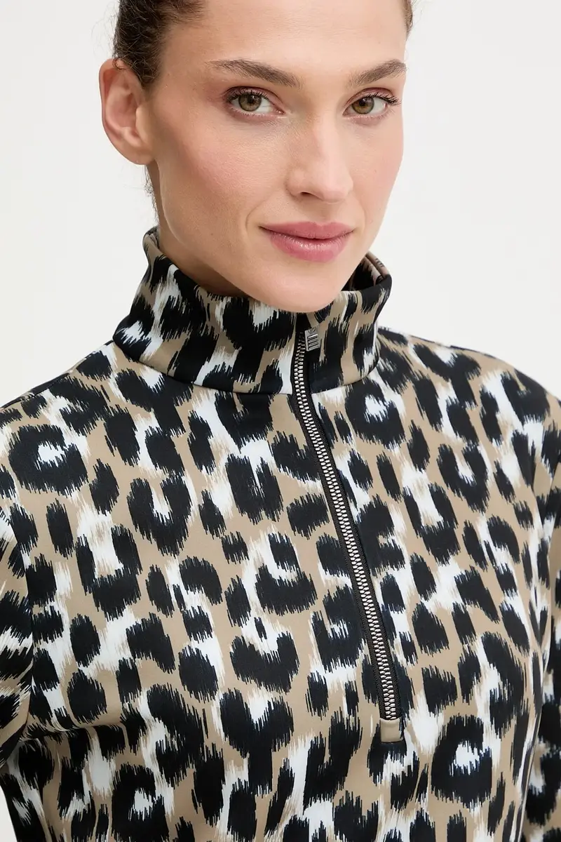 longsleeve funzionale Orion Leopard Verde miniatura 4