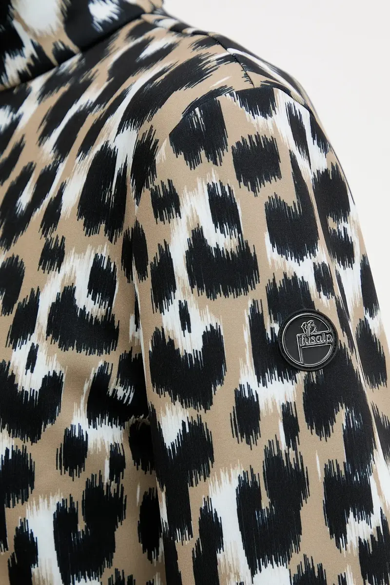 longsleeve funzionale Orion Leopard Verde miniatura 5
