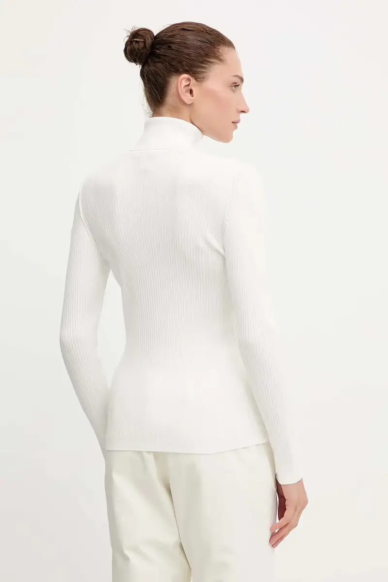 maglione Ancelle donna colore beige O1110 miniatura 3