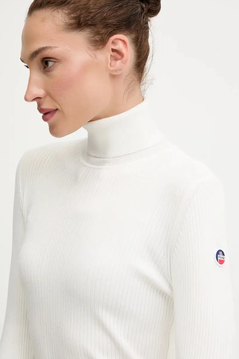 maglione Ancelle donna colore beige O1110 miniatura 4