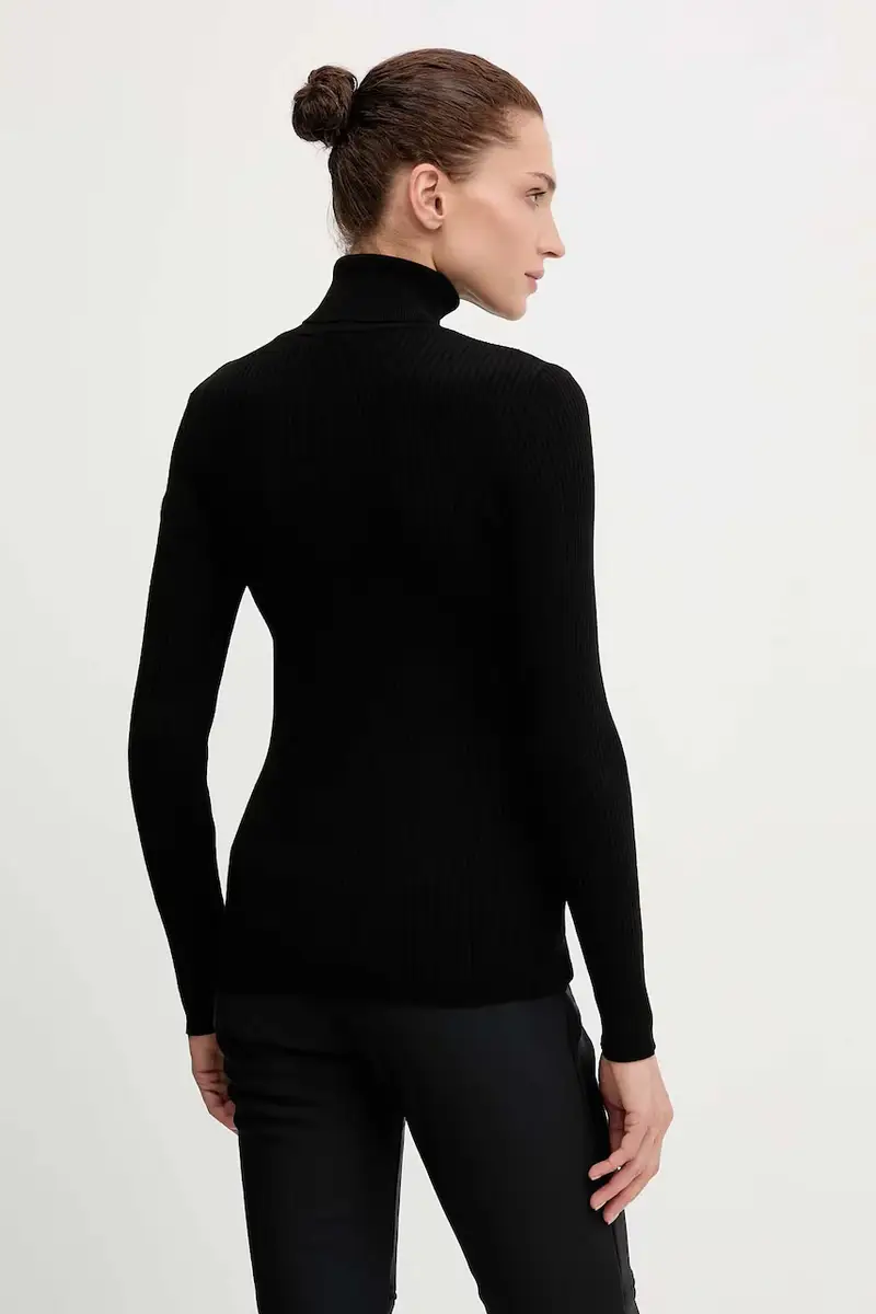 maglione Ancelle donna colore nero O1110 miniatura 3