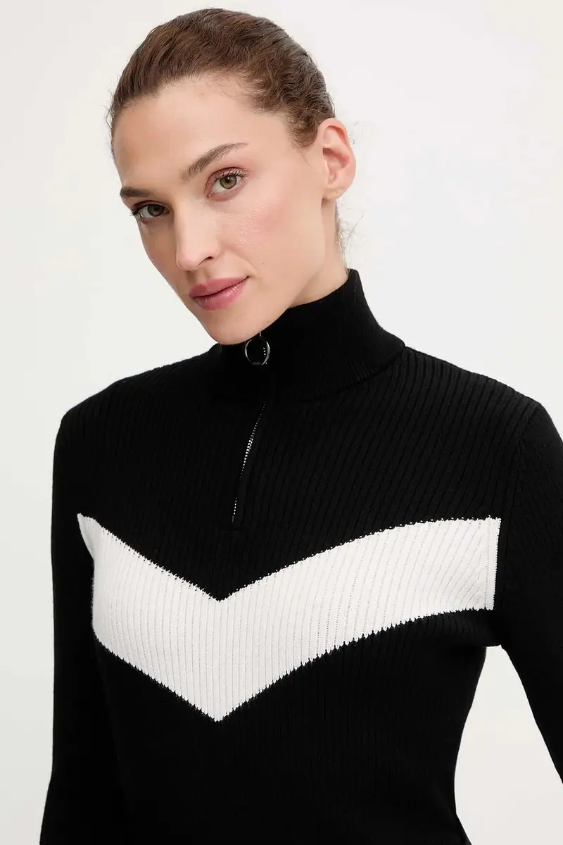 maglione Andromede B donna colore nero G1126 miniatura 4