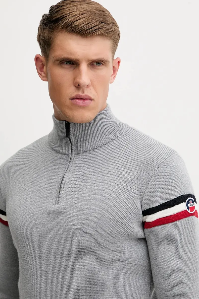 maglione in lana Wengen IV uomo colore grigio A2126 miniatura 4