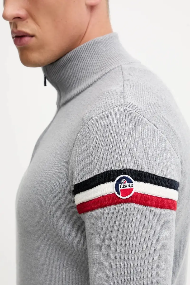 maglione in lana Wengen IV uomo colore grigio A2126 miniatura 5