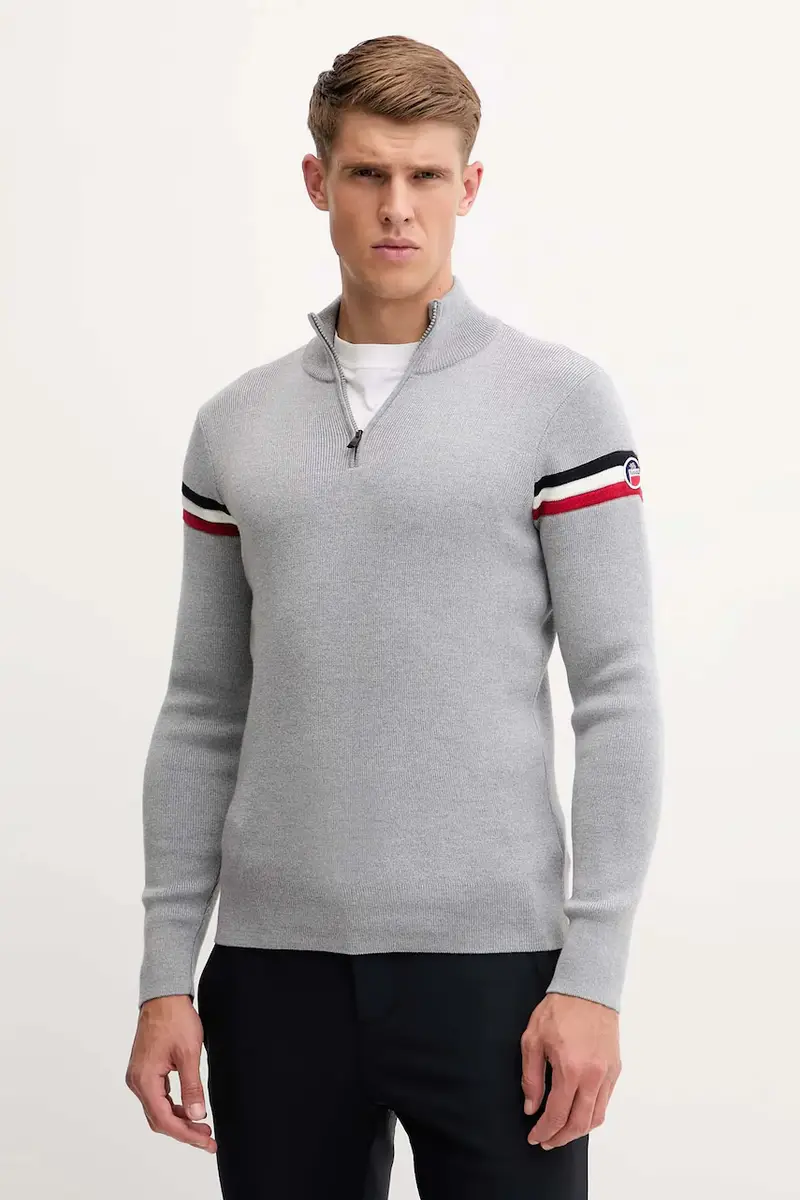 maglione in lana Wengen IV uomo colore grigio A2126