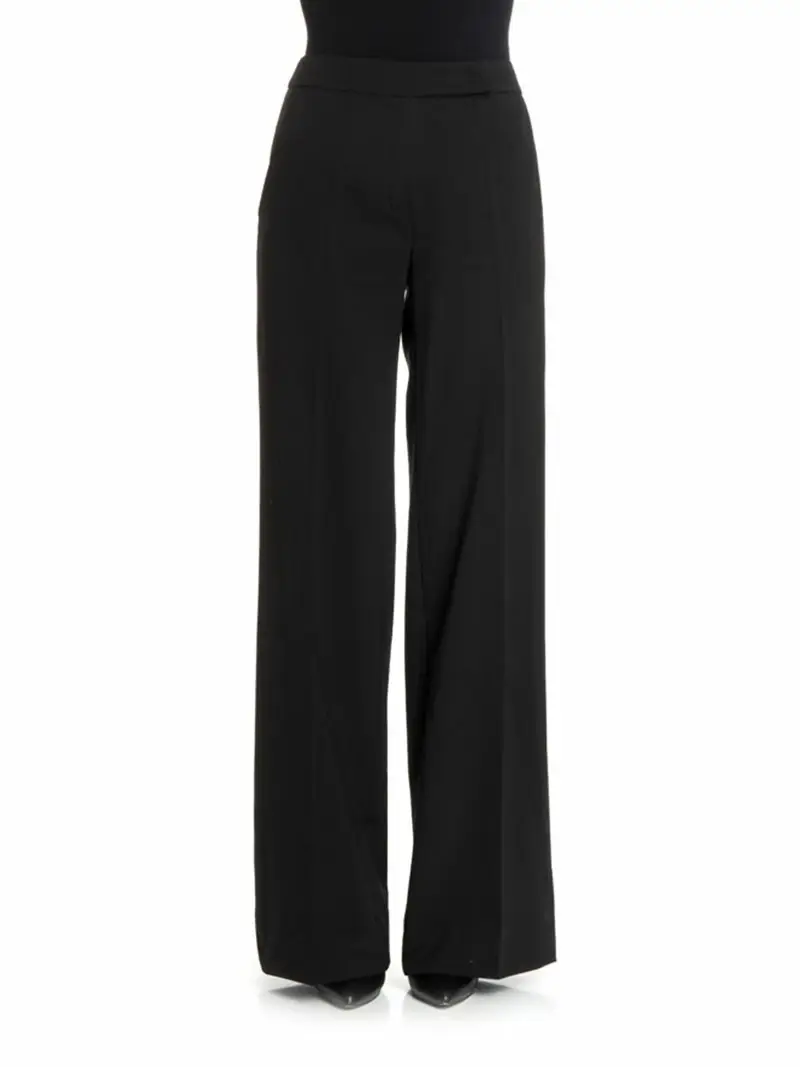 Pantalone in lana Nero