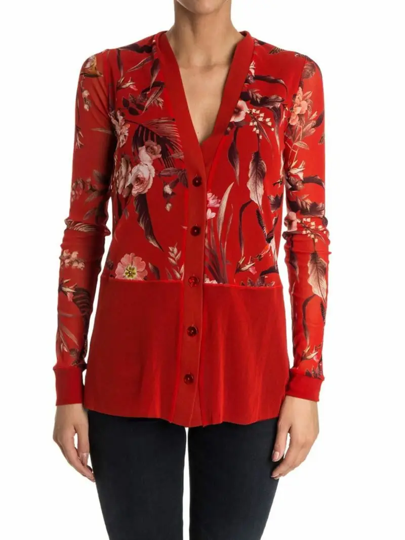 FUZZI Top Rosso 3355334