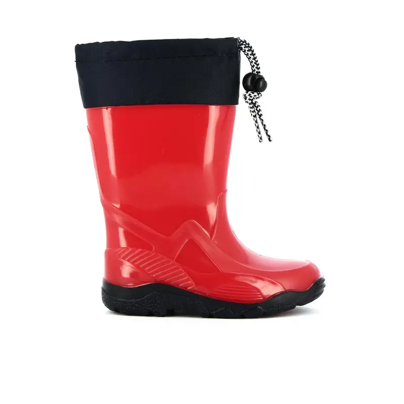 Stivaletti rossi bambino da pioggia