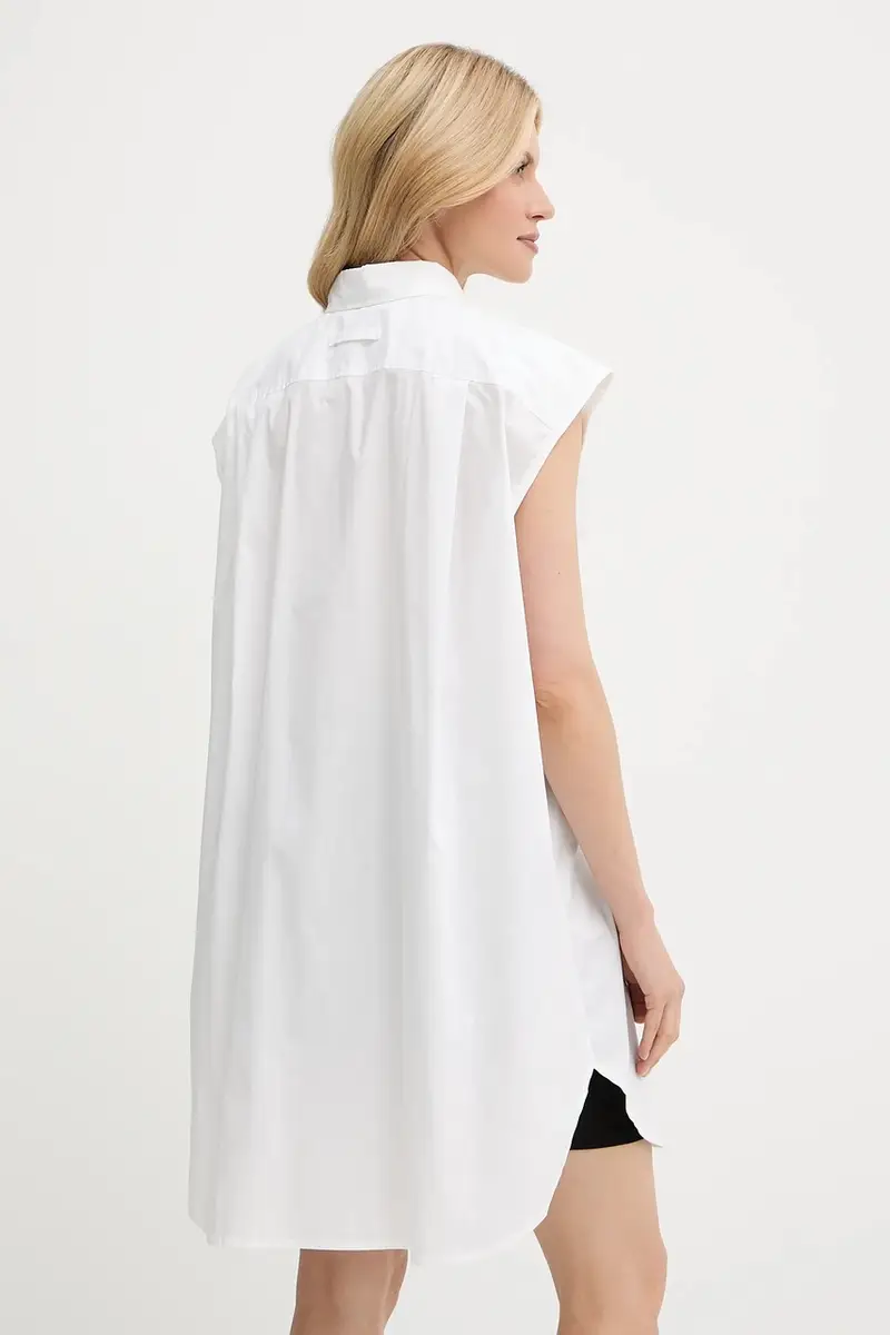 camicia donna colore bianco D26541-D321 miniatura 3