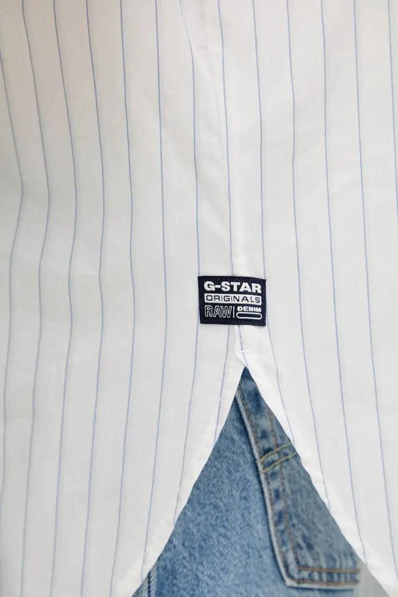 camicia in cotone donna colore bianco D26133-D926 miniatura 5