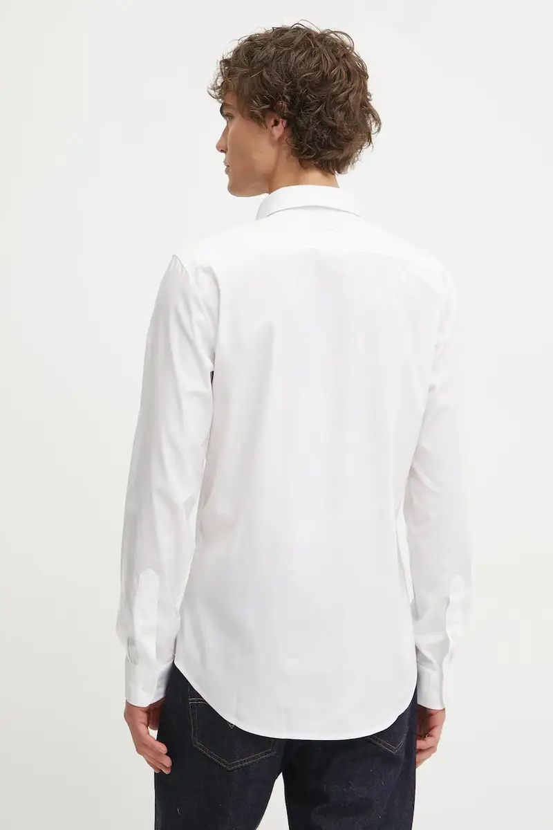 camicia uomo colore beige D24963-D701 miniatura 3