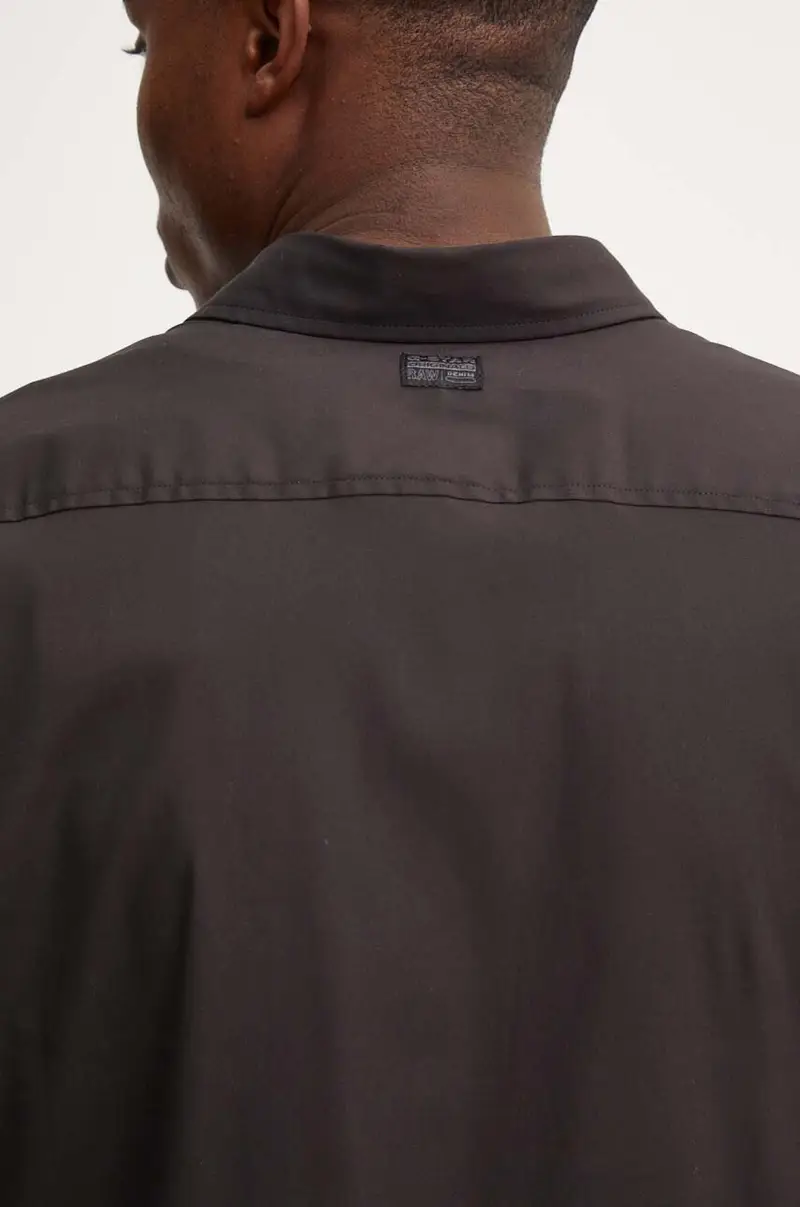 camicia uomo colore nero D25176-D701 miniatura 5