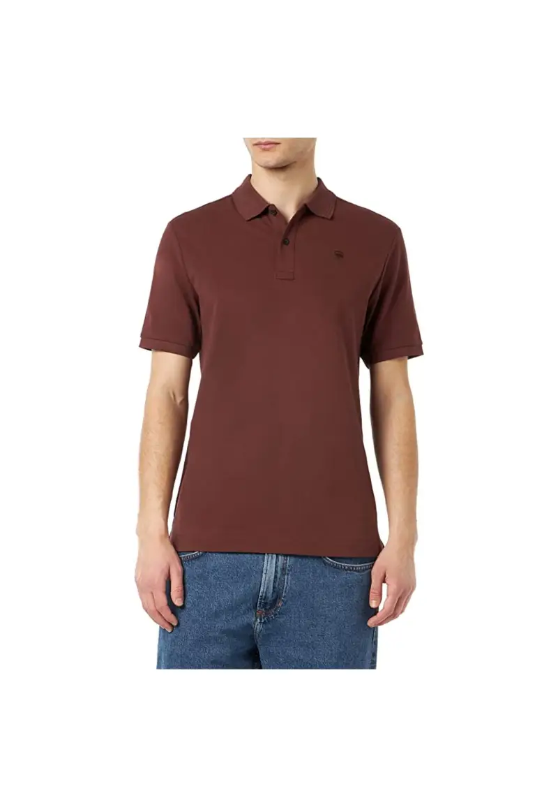 DUNDA SLIM POLO - S / Marrone