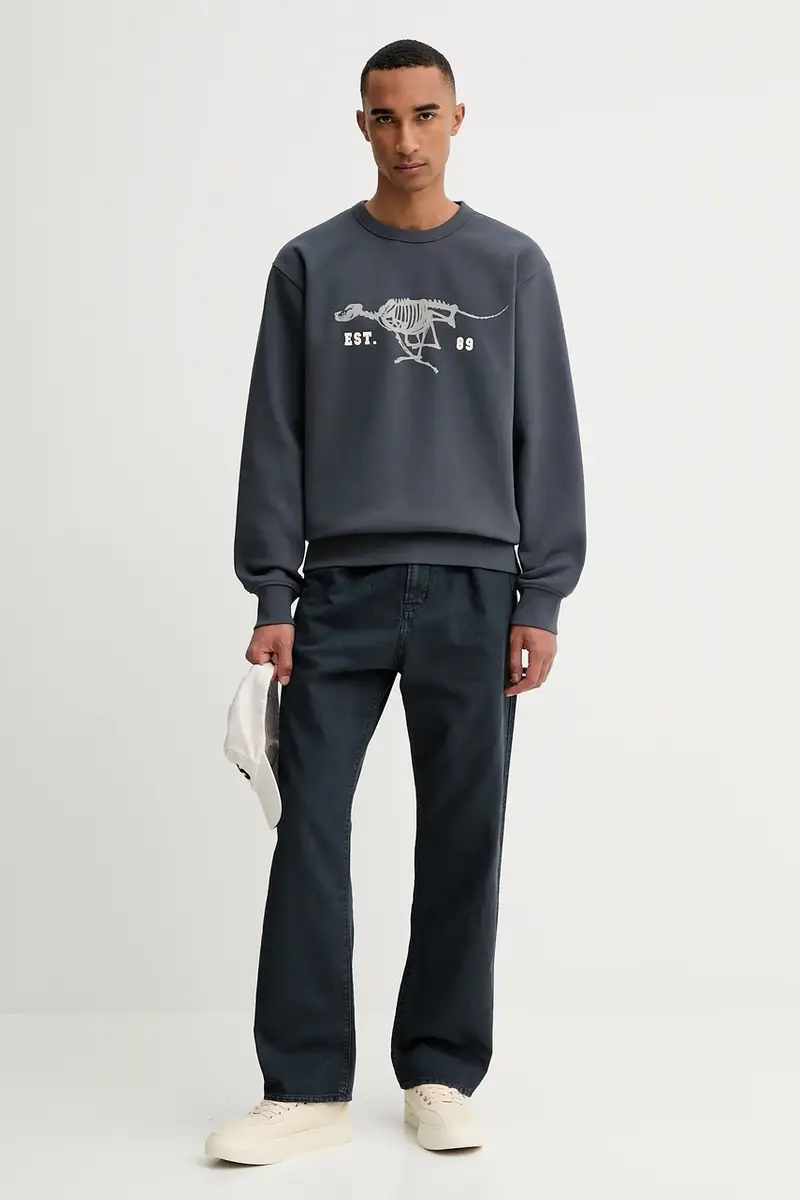 felpa 0 uomo colore grigio D27095.D733 miniatura 2