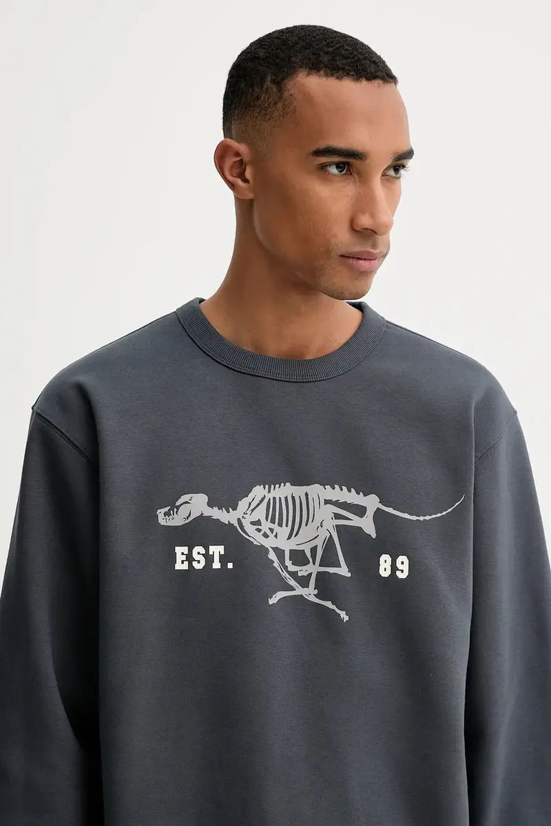 felpa 0 uomo colore grigio D27095.D733 miniatura 4