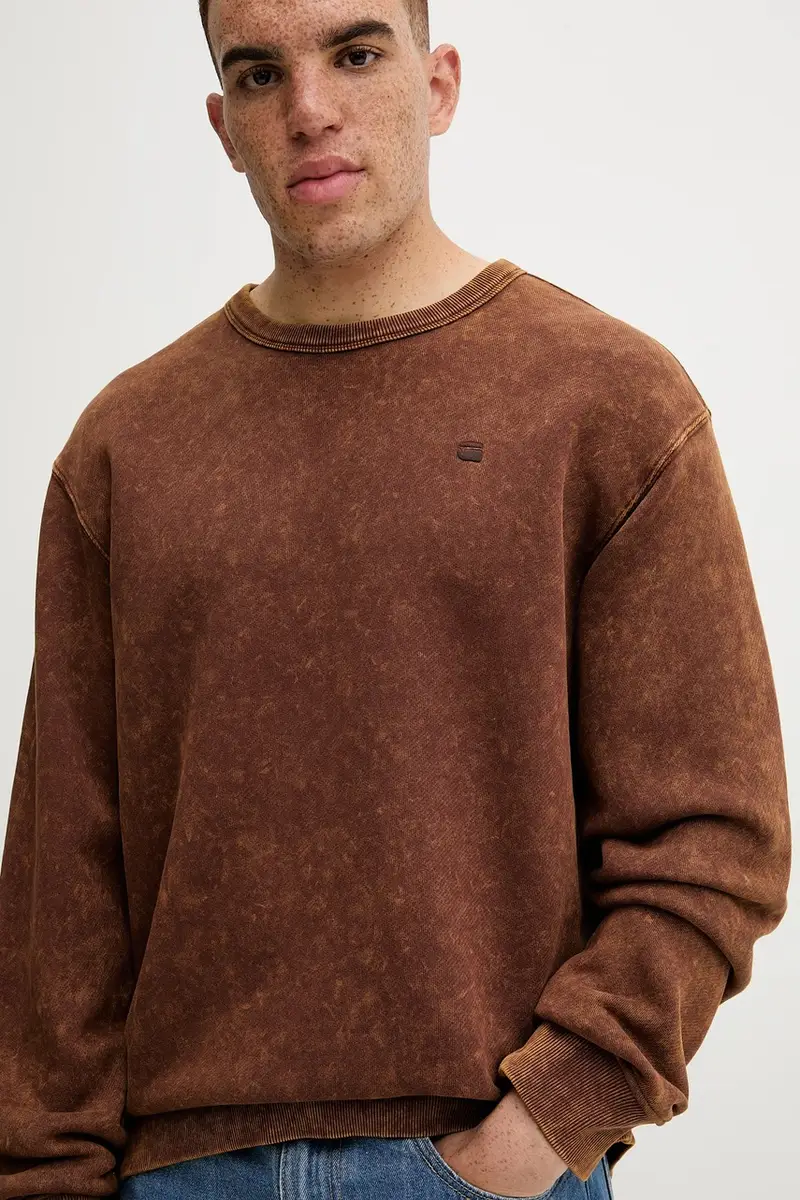 felpa 0 uomo colore marrone D27082.D575 miniatura 4