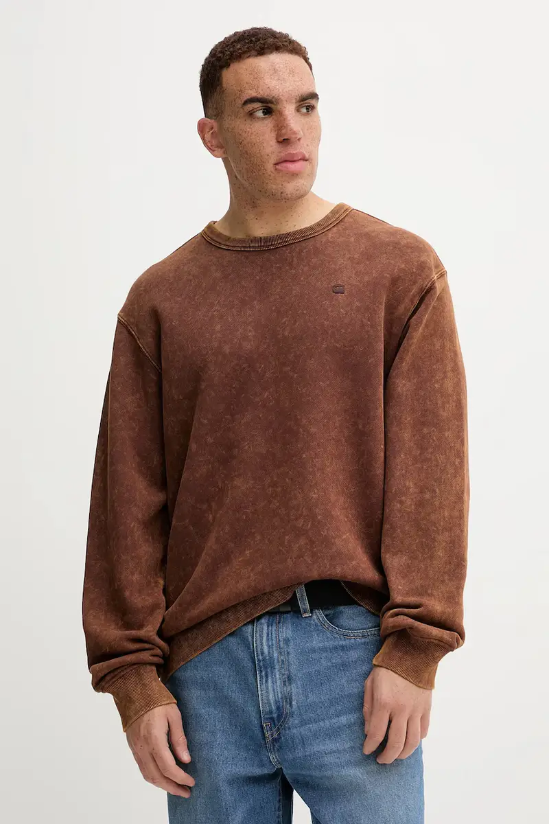 felpa 0 uomo colore marrone D27082.D575