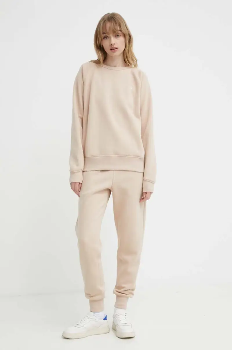 felpa donna colore beige miniatura 2