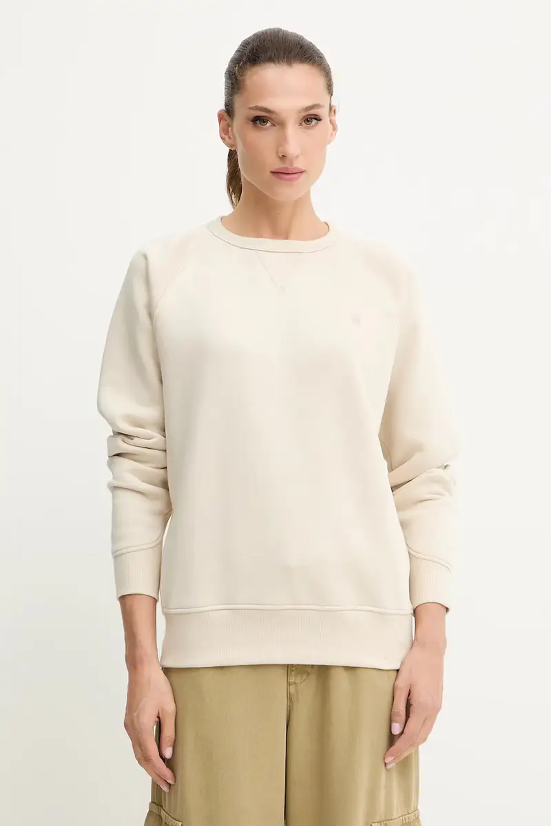 felpa donna colore beige D21253-C235