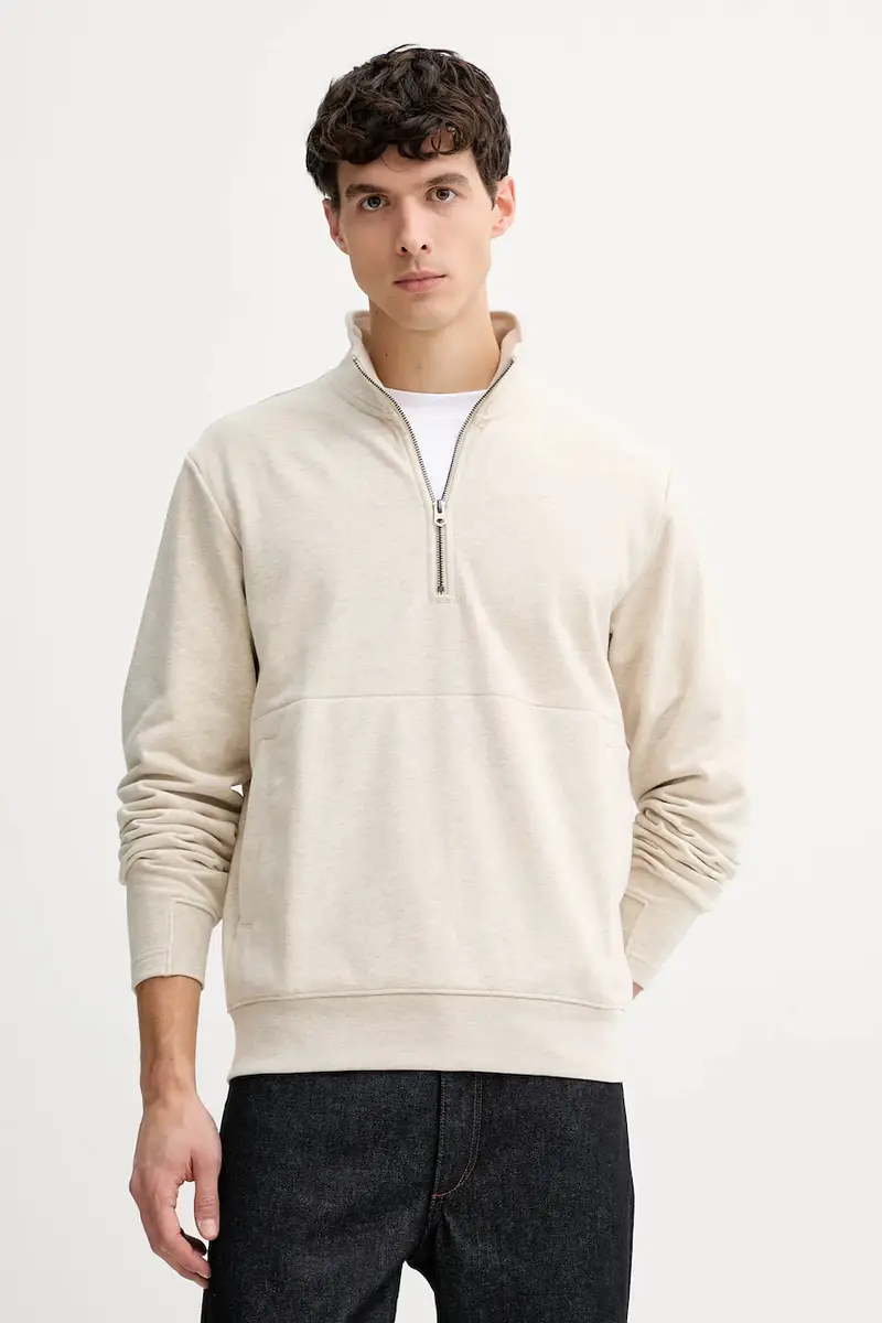 felpa Foundation pdd uomo colore beige D26305.D566 D26954-D518