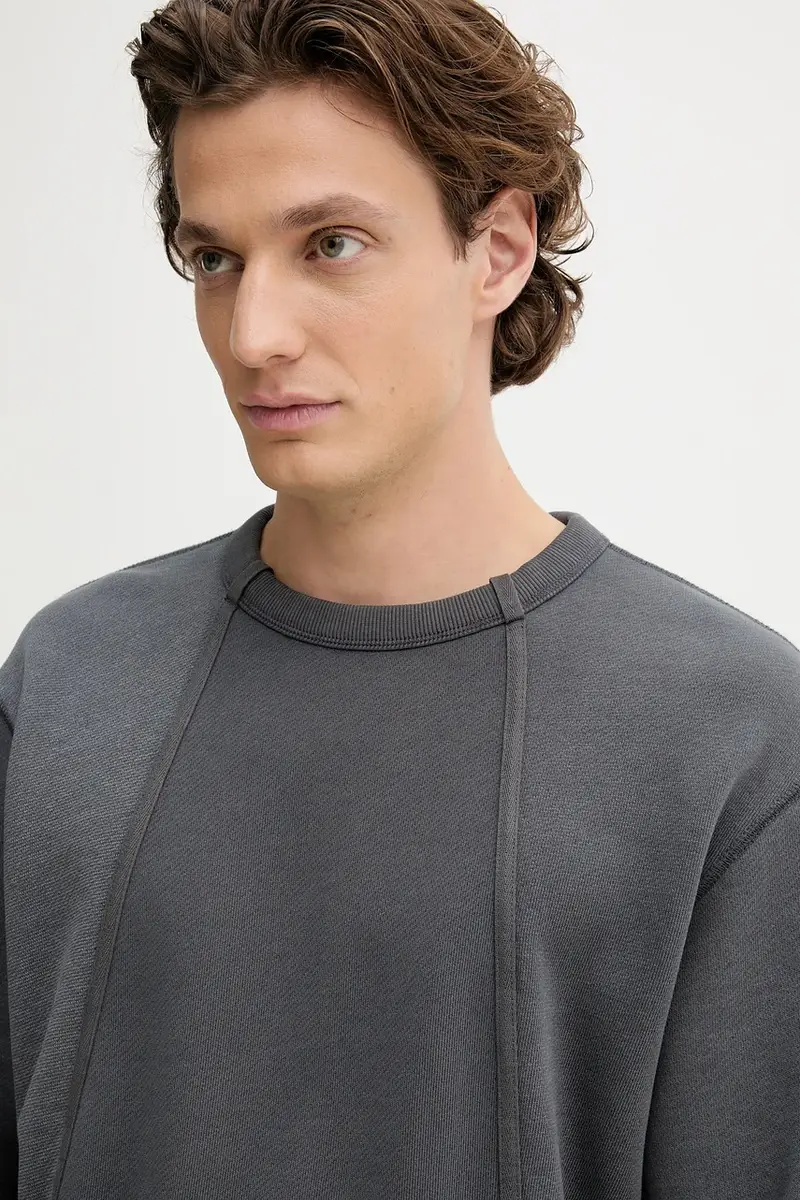 felpa in cotone 0 uomo colore blu D27089.E186 miniatura 4