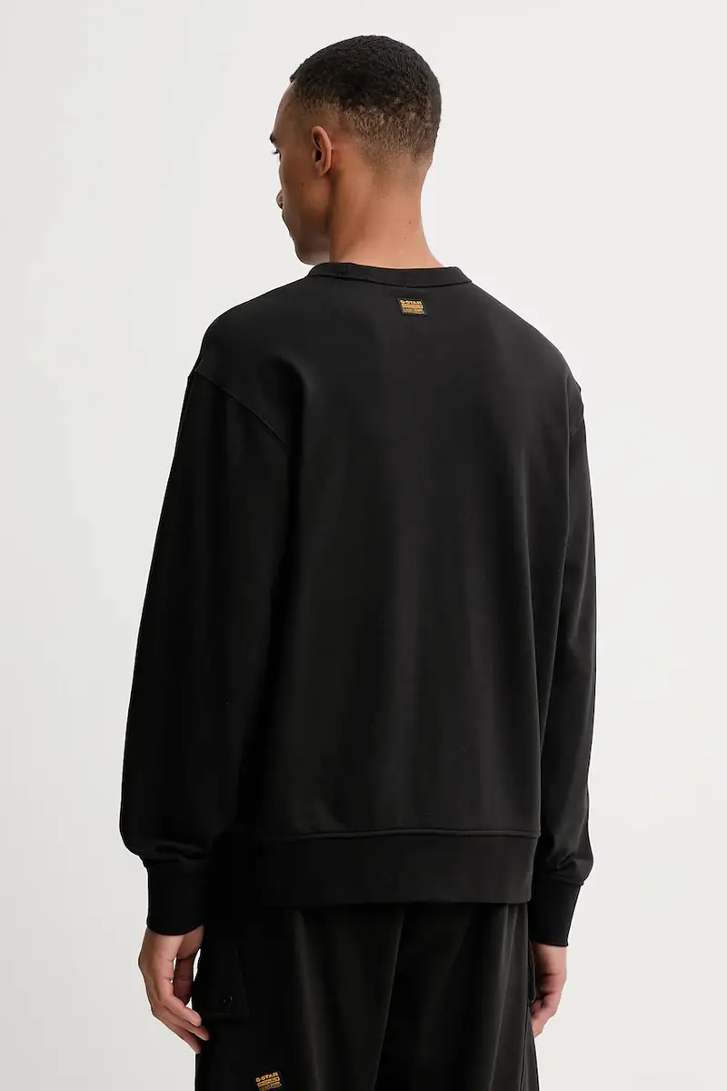 felpa in cotone 0 uomo colore nero D27094.E209 miniatura 3