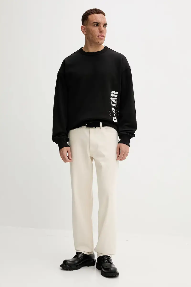 felpa in cotone 0 uomo colore nero D27096.E124 miniatura 2