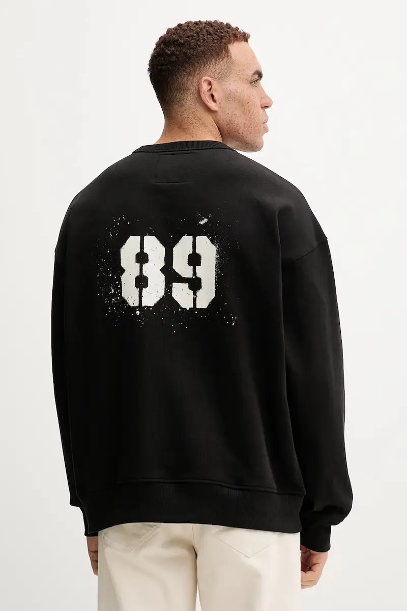 felpa in cotone 0 uomo colore nero D27096.E124 miniatura 3