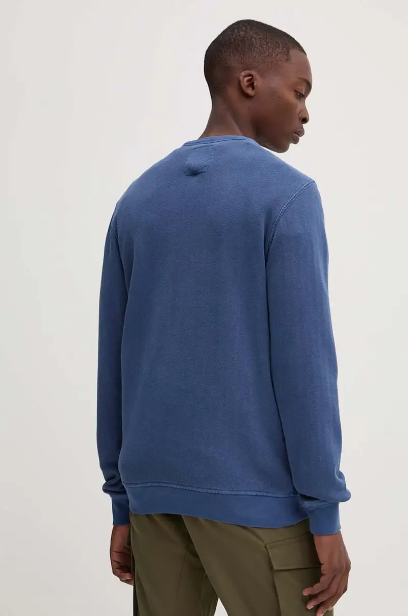 felpa in cotone Blu miniatura 3