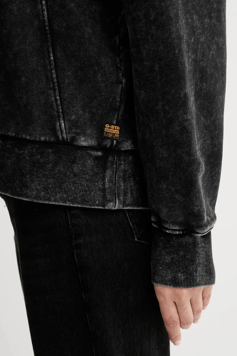 felpa in cotone donna colore nero D27173.D969 miniatura 5