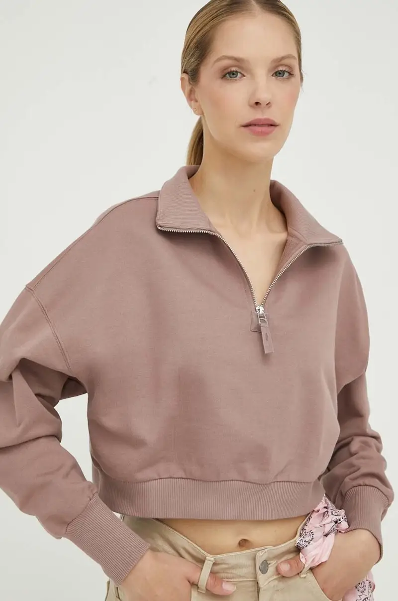 felpa in cotone donna Rosa