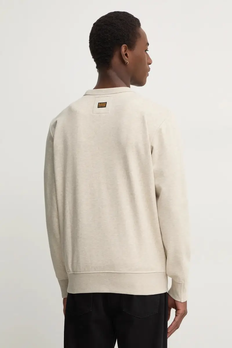 felpa uomo D25121-D566 Beige miniatura 3