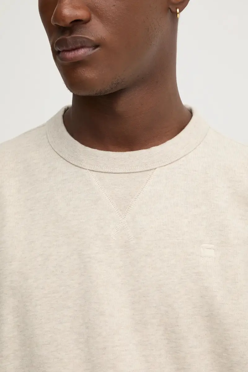 felpa uomo D25121-D566 Beige miniatura 5